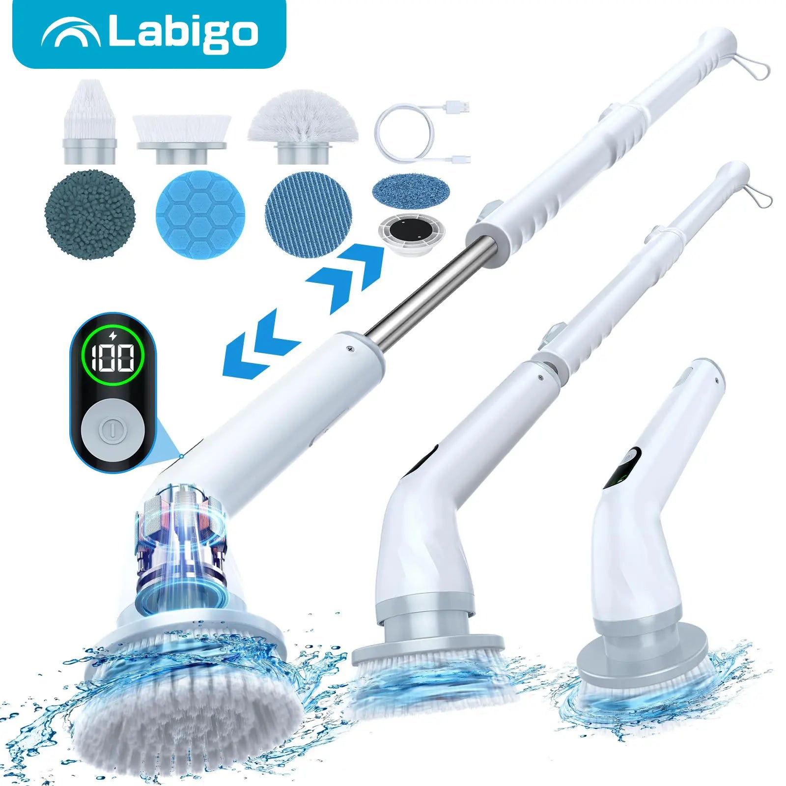 LABIGO LA4 Pro Electric Spin Scrubber