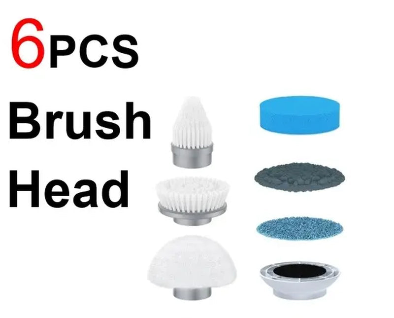 LABIGO Electric Spin Scrubber,Bathroom Spin Brush with Cordless Power for Bathroom Floor Tile, Electric Cleaning Brush Household Items